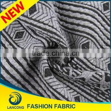 Hot sale Latest Style Beautiful knit jacquard fabric for latest sweater designs for girls