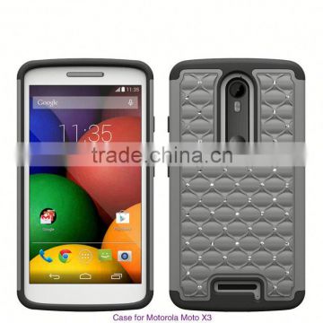 New Fashion PC Silicone Slim Hard Armor Mobile Phone Cover Case for Motorola MOTO X3