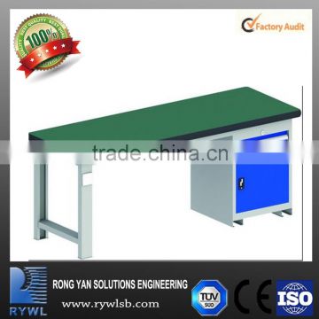 steel table working bench with drawers/work table with drawers