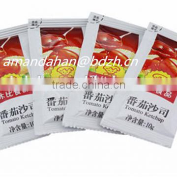 Manufacturer Customized printing ketchup pet/al/pe packaging film