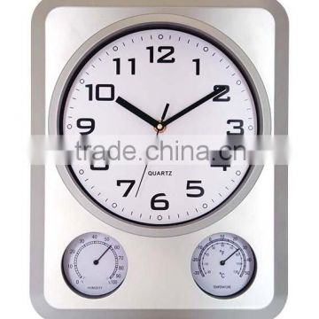 Wall clocks with weather station
