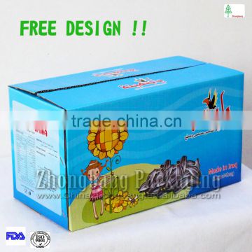 e flute corrugated box carton box packaging box for food