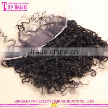 Best selling high quality 100% unprocessed virgin peruvian hair silk base lace frontal closure
