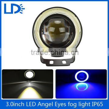3200lm led fog lights motorbike 3inch angel eyes lighting fog lamp