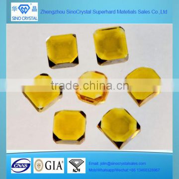 Hot!!! yellow Synthetic diamond rough industrial diamonds for sale