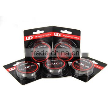 China UD new wholesales clapton wire vape tank SS 361L 26ga and 30ga for goliath