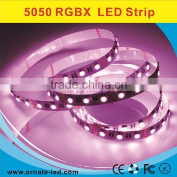customized length epistar RGBWW RGBW led strip four colors in one led 12/24V with cheap prices