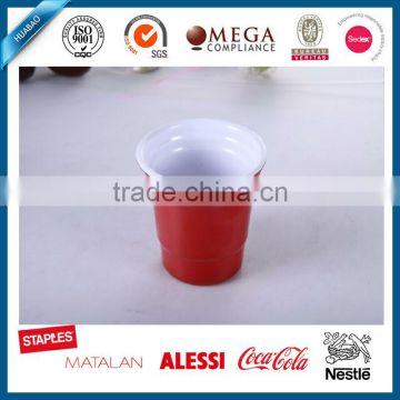 two tone melamine cups with different size, drinking cup sizes