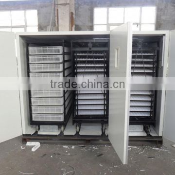 Best selling 17000 pcs automatic chicken eggs incubator for sale