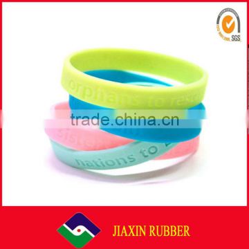 New plain rubber wristbands