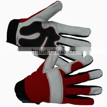 CE approved Goatskin leather driver Glove non-slip leather esd gloves