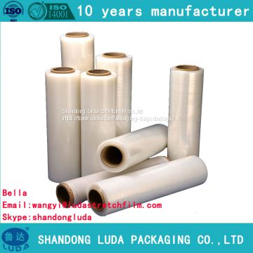 Advanced hand LLDPE tray plastic protective stretch film roll