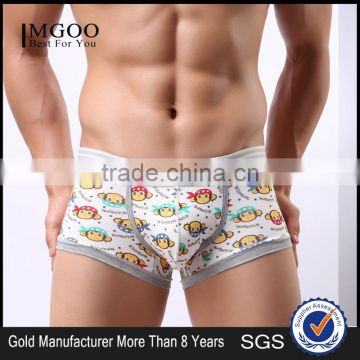MGOO Hot Sale Cartoon Custom Print Underwear High Quality Bvd Underwear Tee Boys In Boxer MB023