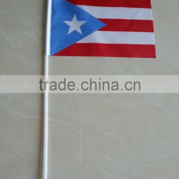polyester national wholesale hand flag