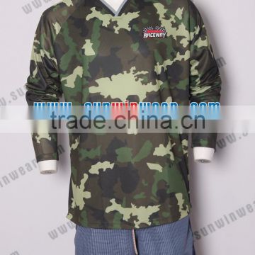 quick dry motorcycle bmx team sports jerseys camo sublimation motorcycle racing jersey