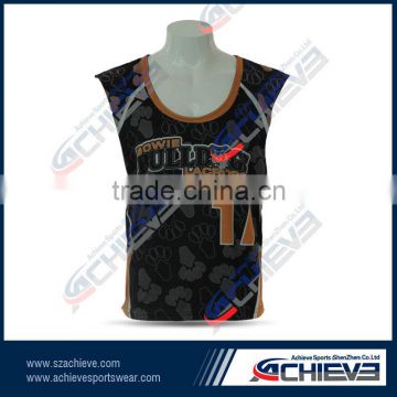 custom made cheap polyester team wear lacrosse pinnies lacrosse jersey