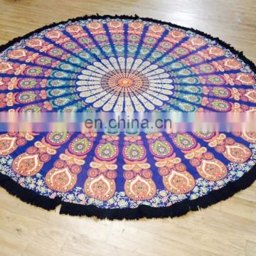 Latest Designer Beach Tapestry Picnic Throw Cotton Mandala Tapestry Bedspread
