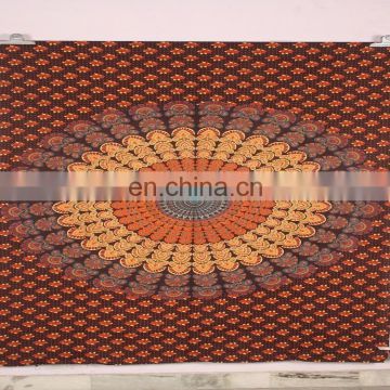 Indian mandala peacock decoration tapestry for bulk buyers at cheap price beautifully peacock wall hanging perfect home decor