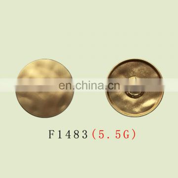 fashion antique gold metal zinc alloy big sewing button with various sizes for coat