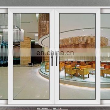 Australia standard double tempered/reflective/coated glass many colors available aluminum alloy frame sliding entry door
