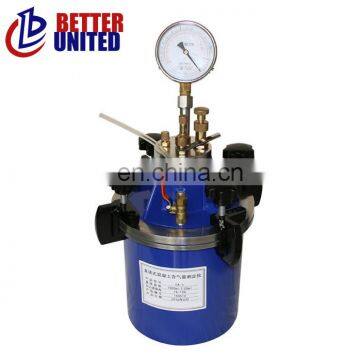 1L direct reading motar air content meter with meter gauge