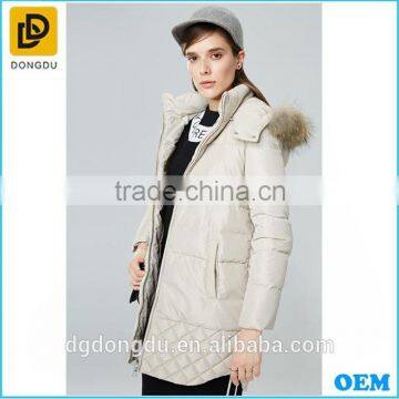 2016 high quality White winter coats wholesale