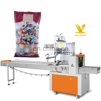 automatic weighing lollipop horizontal flow packing machine price