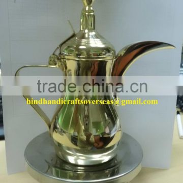 Brass Arabic Dallah Tea Coffee Pot Manufacturer From India