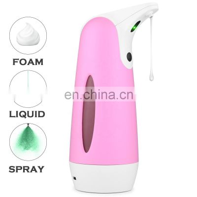 guangdong contactless intelligent sensor sanitizer hand electronic 2 in 1 liquid soap Dispenser