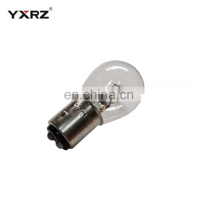 Factory supply transparent indicator miniature bulb 21/5W BAY15D 12V auto motorcycle S25 light bulb