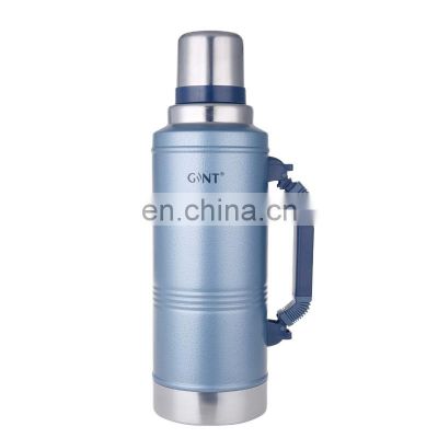 thermal bottle lid vintage portable vacuum flask outdoor beer sample hiking portable modern stainless steel water bottle