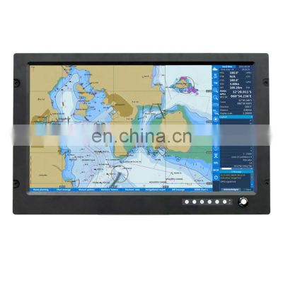 Marine electronics navigation communication HM-2624 24 inch screen GPS radar sonar echo sounder fish finder monitor LCD display