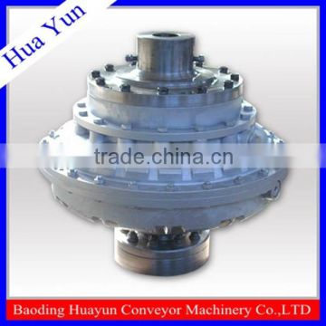 Low noise hydrodynamic fluid coupling for mixing machine