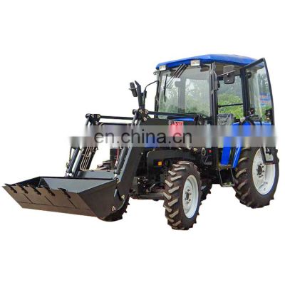 4WD China diesel engine 50 hp used tractors with front end loaders for sale MAP504