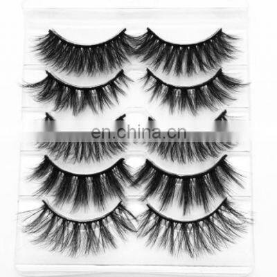 5 Pairs 3D Mink Hair False Eyelashes Natural Thick Long Eye Lashes