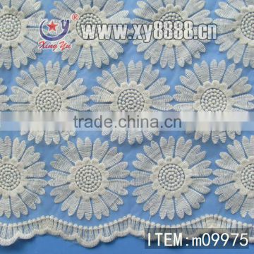 2013 NEWEST STYLISH water soluble SUNFLOWER embroidery design