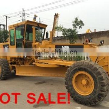 Used Motor Grader CAT 140H for sale, second hand but high quality and cheap price, also CAT 140K HOT sale!