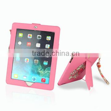mirror case for ipad 2 3 4 beauty leahter case for ipad
