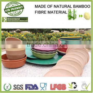 Biodegradable bamboo fiber deep dishes