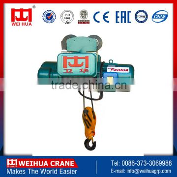 Henan Weihua Brand Wire Rope Motor Lifting Hoist for Sale