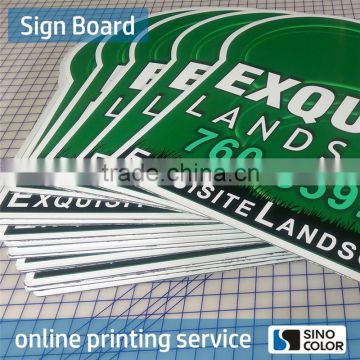High Quality Printed Advertising Foamed PVC Sheet make signs