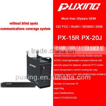 repeater PX-15R lightweight building system PC programming with RJ45 programming interface 15w 16 channels