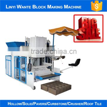 WANTE BRAND WT10-15 mobile concrete block machine price concrete block machine