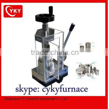 12T Manual operation Laboratory table Hydralic Press Machine 12T with protective cover