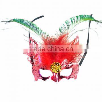 China supplier latest design feather masquerade masks