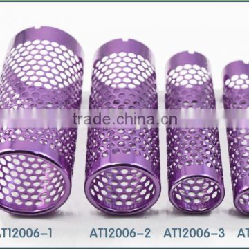 2015 hot parts of aluminium round tube hairbrush made in china