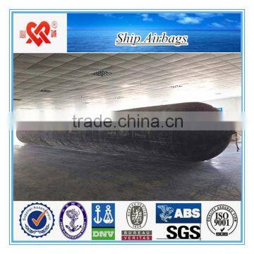 high strength & high buoyancy pneumatic rubber lifting ship airbag