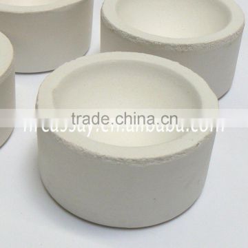 Bone ash cupels for mineral industry