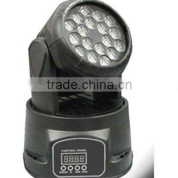 18*3W LED wash mini moving head stage light