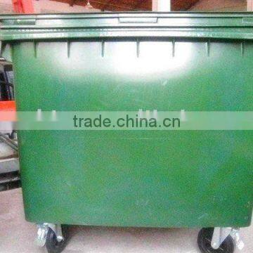 660L plastic garbage canwith wheels